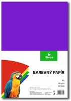 Stepa A4, 80G, 12X5 LAP Színes papír,  a4, 80g, 12x5 lap, vegyes színek kép