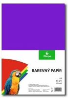 Stepa COR_ST230200502 Színes papír,  a4, 80g, 12x5 lap, vegyes színek kép