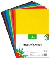 Stepa COR_ST240141013 Rajzlap a4, 180g, 10 lap, vegyes színek kép