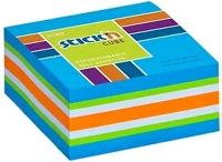 Stickn 03.00370 Öntapadós jegyzettömb stick`n 51x51mm neon kék mix 250 lap kép