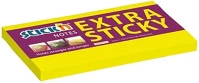 Stickn 03.00394 Öntapadós jegyzettömb stick`n extra erős 76x127mm neon sárga 90 lap kép