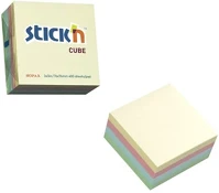 Stickn 03.00462 Öntapadós jegyzettömb stick`n 76x76mm pasztell mix 400 lap kép
