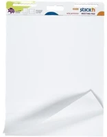 Stickn COR_SN21509U Öntapadó flipchartpapír, 76,2x63,5 cm, 2x30 lap, fehér kép