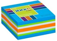 Stickn COR_SN21535 Öntapadó jegyzettömb, 51x51 mm, 250 lap, neon kék kép