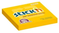 Stickn COR_SN21551 Öntapadó jegyzettömb, 76x76 mm, 100 lap,  „360°, narancs kép
