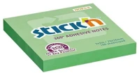 Stickn COR_SN21552 Öntapadó jegyzettömb, 76x76 mm, 100 lap,  „360°, zöld kép