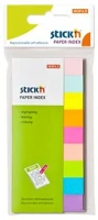 Stickn COR_SN21689 Jelölőcímke, papír,  9x50 lap, 50x12 mm, neon és pasztell mix kép