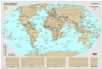 Stiefel 347477P Térkép  föld kaparós poszter papírhengerben 57,4 x 84,1 cm kép