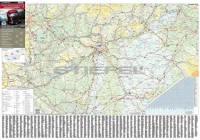 Stiefel 3870FL Térkép  fali magyarország súlykorlátozása fémléces fóliázott kép