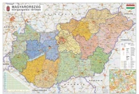 Stiefel COR_VTSJ777FL Falitérkép, 70x100 cm, fémléces, magyarország járástérképe, kép