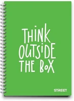 Street 01.02565 Spirálfüzet vonalas  a/4 70 lapos pp neon kép