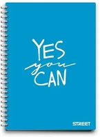 Street 01.02566 Spirálfüzet kockás  a/4 70 lapos pp neon kép