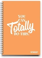 Street 01.02567 Spirálfüzet vonalas  a/5 70 lapos pp neon kép