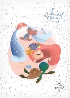 Street 01.03008 Füzet kockás  a/5 54 lapos mermaid kép