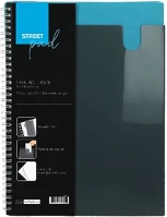 Street 01.0429303 Spirálfüzet vonalas  pad a/4 80 lapos kék kép