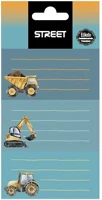 Street 15.18482 Füzetcímke  construction 9 címke/csomag kép