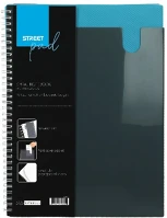 Street 67242 Spirálfüzet  pad a/4 vonalas 80 lapos kék kép