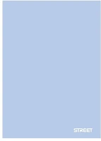 Street 63331 Füzet  pp pastel a/4 42 lapos vonalas kép