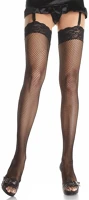 Stretch HI W/3"; 729023 fishnet thigh hi w/3