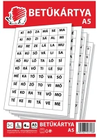 Süni A5 4 LAP Ico  a5 4 lap betűkártya kép