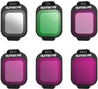Sunnylife FILTRY MCUV, CPL, ND8, ND16, ND32 Do dji flip filtry mcuv, cpl, nd8, nd16, nd32, nd64 kép