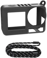 Sunnylife OA5-BHT885-D Szilikon tok szíjjal az action 5 pro-hoz fekete kép