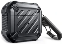 Supcase RS122730 Bluetooth fülhallgató töltőtok tartó, szilikon + műanyag, vezeték kép