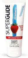 Superglide H05HOT0044119 Hot  edible lubricant waterbased - strawberry 75 ml kép