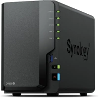 Synology DS225+_2X2TB nas 2 fiókos ds225+ 2x2tb intel celeron j4125 4x2ghz, 2gb ddr4, 1x2,5gbe kép