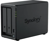Synology DS725+ nas 2 fiókos amd ryzen r1600 2x2,6ghz, 4gb ddr4 ecc ram, 1x1gbps, 1x2,5gbps kép