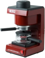 Szarvasi 3,04 BAR MINI ESPRESSO (SZV-612/3) kávéfőző, 800 W, bordó színű, őrölt kávé kép