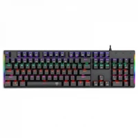 T-dagger T-TGK310_BLUE_HU Naxos wired keyboard blue switch black hu kép