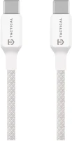 Tactical 57983126591 Stitch thread usb-c-usb-c töltő- és adatkábel, szilikon, 0,3m, fehér kép