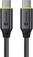 Tactical 57983127949 Fast rope aramid 2.0 usb-c-usb-c töltő- és adatkábel, szőtt, 0,3m, fekete kép
