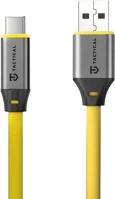 Tactical 57983127952 Fat man 2.0 usb-a-usb-c töltő- és adatkábel, szilikon, 1m, sárga kép