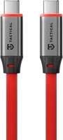 Tactical 57983127956 Fat man 2.0 usb-c-usb-c töltő- és adatkábel, szilikon, 1m, piros kép