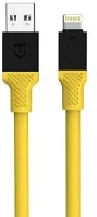 Tactical 93712 Fat man usb / lightning töltő- és adatkábel, 1m, sárga kép
