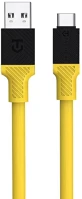 Tactical 93715 Fat man usb / usb-c töltő- és adatkábel, 1m, sárga kép