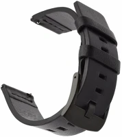 Tactical BA8596311084539-6 Huawei watch 4 / watch 4 pro okosóra szíj - tactical 307 - fekete bőr kép