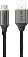 Tactical BA8596311292286 Fast rope aramid 2.0 - usb / type-c (usb-c) fekete szövet kábel, 1m kép