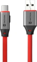 Tactical BA8596311292347 Fat man 2.0 - usb / type-c (usb-c) piros szövet kábel, 1m kép
