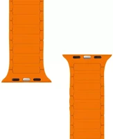 Tactical MAGBAND APPLE Magband apple watch 42/44/45/49 mágneses szilikon szíj, szürke/narancs kép