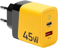 Tactical XY-2162-C+A Hálózati töltő adapter, 45w, usb aljzat, usb type-c aljzat, gyorstöltés kép