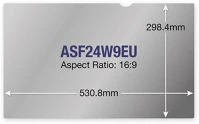 Targus ASF24W9EU TARGUS Betekintésvédő fólia ASF24W9EU, Privacy Screen 24