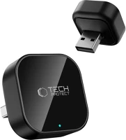 Tech-protect 5.4, FEKETE uitraboost vezeték nélküli adapter carplay&android auto, bluetooth kép