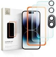 Tech-protect FD5906302310906 Iphone 16 üvegfólia -  supreme - 2 db üvegfólia + 1db kamera üvegfólia kép