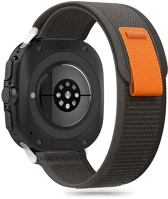 Tech-protect FD5906302312382 Samsung galaxy watch ultra (47mm) okosóra szíj -  nylon fekete szövet szíj kép