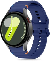 Tech-protect FD5906302313433-4 Samsung galaxy watch7 - tech-protect sport - sötétkék szilikon szíj (20 kép