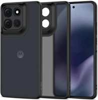 Tech-protect FD5906302318452 magmat - matt fekete műanyag hátlap tok, szilikon kerettel kép