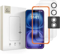 Tech-protect FD5906302319268 Üvegfólia iphone 17 -  supreme - 2 db üvegfólia + 1db kamera üvegfólia kép